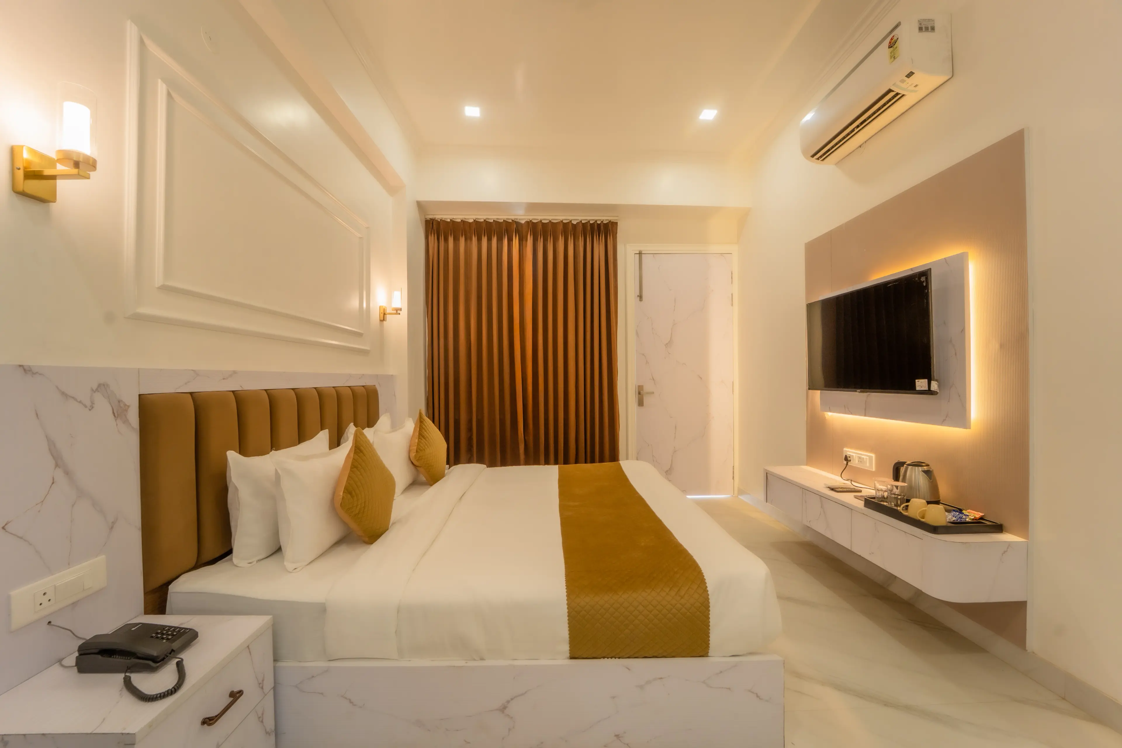 Luxury hotel exterior 1