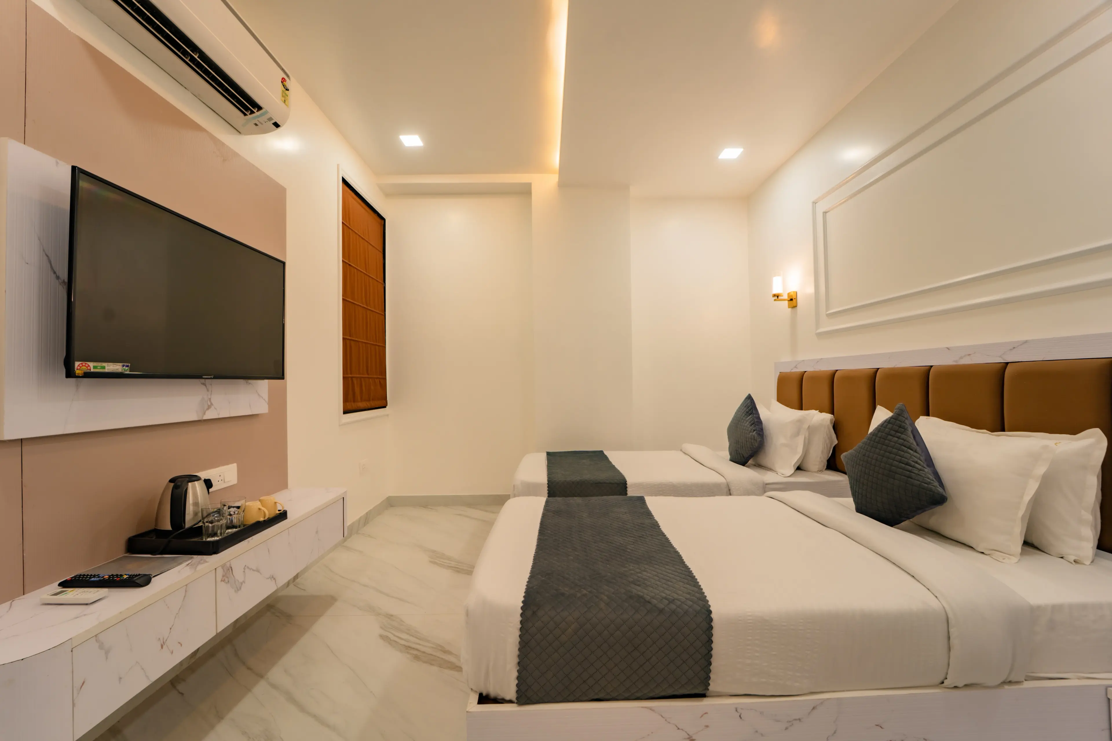 Twin Bed Workspace